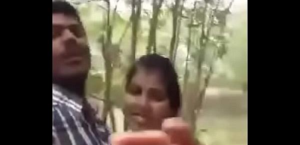  Cute Indian lover having sex at park